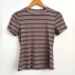Women’s XS short sleeve striped shirt